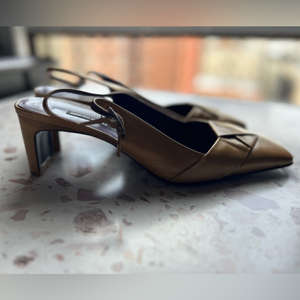 NEW Bruno Magli Made in Italy Leather Heels Size 10B – Style 124050 - Picture 5 of 7